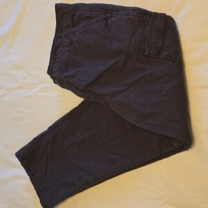 Smith's Workwear Men's 38 x 32 Dark Blue Fleece Lined Cargo Pants